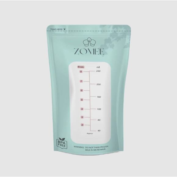 New Zomee Breast Milk Storage Bags 360 count - Picture 1 of 7